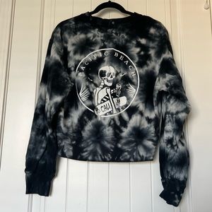 Tye Dye Skull Crewneck